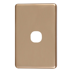 4Cabling 4C | Classic 1 Gang Switch Cover Gold
