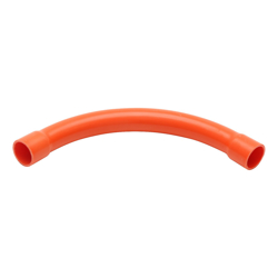 4Cabling 4C | 25mm Sweep Bend 90 Heavy Duty Orange