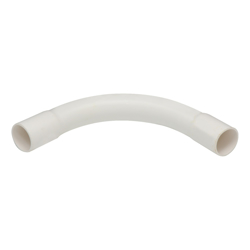 4Cabling 4C | 32mm Sweep Bend 90 White Medium Duty UV resistance