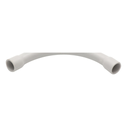 4Cabling 4C | 50mm Sweep Bend 90 Grey Heavy Duty UV resistance