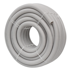 4Cabling 4C | 25mm Corrugated Conduit Medium Duty Grey 25 meter/roll
