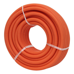 4Cabling 4C | 25mm Corrugated Conduit Heavy Duty Orange 25 meter/roll