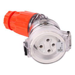 4Cabling 4C | Angle Extension Socket  IP66 500V 4Pin 32A