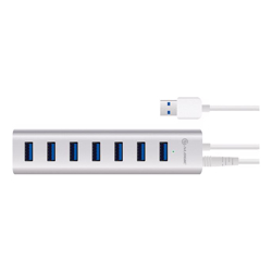ALOGIC 7 Port USB Hub Aluminium Unibody with Power Adapter Prime Series  MOQ:2