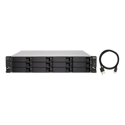 Qnap TL-R1200C-RP 12-bay Rack expansion Enclosure with hot-swappable HDD design SATA 6Gbs auto on/off with NAS power status