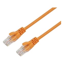BluPeak 1m Cat6 UTP LAN Cable Orange-Sold by carton QTY 20 units