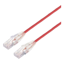 BluPeak 1M Ultra Thin Cat6a UTP LAN Cable Red (Lifetime Warranty)