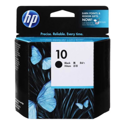 HP C4844A No 10 Black Ink Cartridge 69ml GENUINE