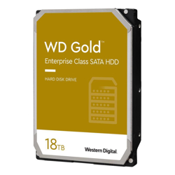 WD Gold Enterprise Hard Drive 18TB SATA 6 Gb/s 7200 RPM 3.5in 512MB Cache 5 Year Warranty
