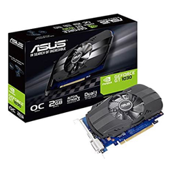 Asus nVidia Phoenix GeForce GT1030  2GB OC Edition GDDR5 1 Fan 1xHDMI/1xDVI-D 1531 Boost NON-RGB