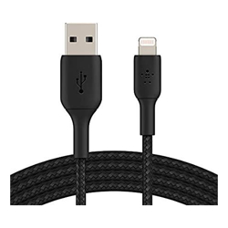 Belkin 1M USB-A to Lightning Cable MFi Black 2 YRS
