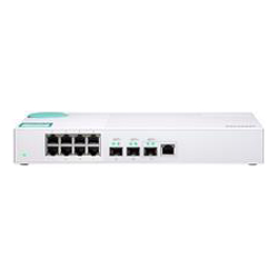 Qnap 12 Port Unmanaged Switch 10GbE SFP+(2) 10GbE SFP+ and 10GBASE-T(1) GbE(8) 2yr Wty
