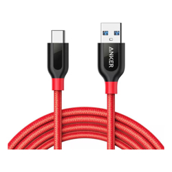 Anker POWERLINE SELECT+ A-C Cable 6FT RED