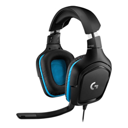 Logitech G432 7.1 Surround Sound Wired Gaming Headset Black 2yr Wty