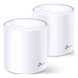TP-Link Deco X20(2-pack) AX1800 Whole Home Mesh Wi-Fi 6 System Up To 370 sqm Coverage WIFI6 1201Mbps @ 5Ghz 574Mbps @ 2.4 GHz OFDMA MU-MIMO
