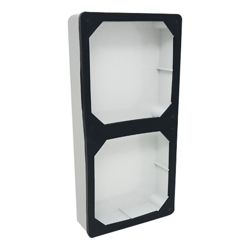 4Cabling 4C | 2 Gang Enclosure Lid