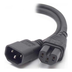 ALOGIC 1.5m IEC C14 to IEC C15 High Temperature Male to Female  MOQ:8
