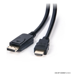 CONNECT 3m DisplayPort to HDMI Cable with 4K Support Male to Male