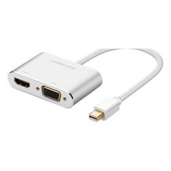 UGREEN Mini DP to HDMI/VGA converter Silver 20421