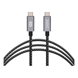 3Sixt Black Cable USB-C to USB-C PD 1m