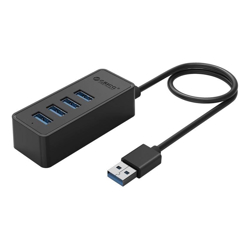 Orico W5P-U3-100-BK 4-Port USB 3.0 Hub with Micro USB Power