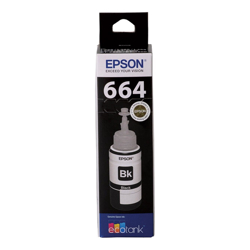 Epson T664 Black EcoTank Ink Bottle (Epson EcoTank ET-2500 ET-2550 ET-4500)