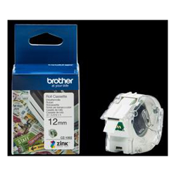 Brother CZ-1002 Full Colour continuous label roll 12mm wide to Suit VC-500W