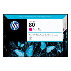 HP C4847A No.80 Magenta Ink Cartridge 350ml GENUINE