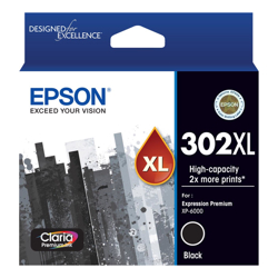 Epson 302XL Pigment Black Ink Claria Premium for Expression Premium XP-6000