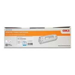 Oki 46443107 Cyan Toner for C833N 10K
