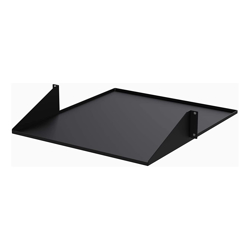 StarTech 2-Post Server Rack Shelf Center Mount 19 Inch -2U Black Supports up to 75 lb. (34 kg) Solid (CABSHF2POST2)