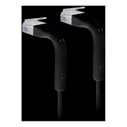 Ubiquiti UniFi patch cable with both end bendable RJ45 1m Black
