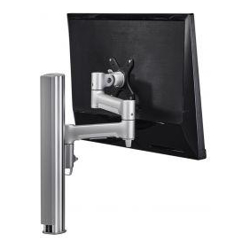 Atdec AWM Single Monitor arm solution 460mm articulating arm 400mm Post bolt Black
