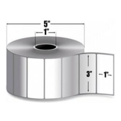 Zebra Desktop Z-Select 4000T. 3 x1 . 2590 labels per roll