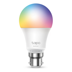 TP-Link Tapo L530B Smart Wi-Fi Light Bulb Bayonet Fitting Multicolour (B22 / E27) No Hub Required Voice Control Schedule  Timer 60W