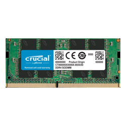 Micron Crucial 8GB (1x8GB) DDR4 SODIMM 3200MHz CL22 1.2V Notebook Laptop Memory RAM