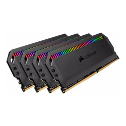 Corsair Dominator Platinum RGB 64GB (4x16GB) DDR4 3200MHz C16 XMP 2.0 Black  Desktop PC Gaming Memory ~CMT64GX4M4C3200C16