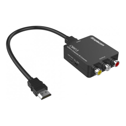 Simplecom CM413 HDMI to Composite AV CVBS 3RCA Video Converter 1080p Downscaling