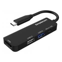 Dell DA305 USB 3.1 Type C to HDMI 4 in 1 Combo Hub (HDMI + USB3.0 + USB2.0 + Micro USB)