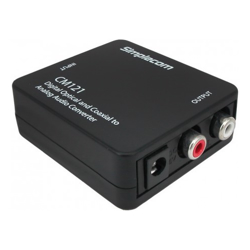Simplecom CM121 Digital Optical Toslink and Coaxial to Analog RCA Audio Converter