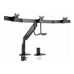 Brateck Triple Monitors Select Gas Spring Aluminum Monitor Armt Fit Most Screen Size 17&amp;amp;quot;-32&amp;amp;quot; up to 6.5kg VESA 75x75/100x100