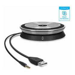Sennheiser EPOS | Sennheiser  EXPAND SP20 Conference Speaker USB and 3.5mm Connections 2.5 Hour Charge 20 Hour Talk Skype for Business Certified