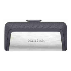 SanDisk 128GB Ultra Dual Drive Go 2-in-1 USB-C  USB-A Flash Drive Memory Stick 150MB/s USB3.1 Type-C Swivel for Android Smartphones Tablets Macs PCs