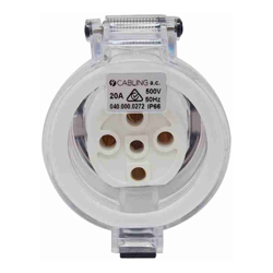 4Cabling 4C | Industrial Extension Socket 500V 5Pin 20Amp