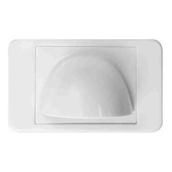 4Cabling Bullnose Wall Plate: White