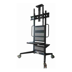 BenQ Pro AV Trolley Fixed Height Video Conferencing Digital Signage and IFP Trolley Support up to 125kg fit displays 43&amp;amp;quot; 86&amp;amp;quot;