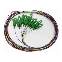 4Cabling Fibre Pigtail SC/APC OS1 / OS2 Singlemode 2m 12 pack Rainbow