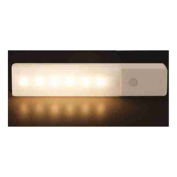 Simplecom EL608 Rechargeable Infrared Motion Sensor Wall LED Night Light Torch Warm White