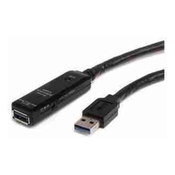 StarTech STARTECH.COM 10M USB3.0 A TO A Extension CABLE M TO F BLACK LED LTW