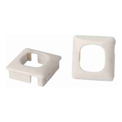 Elsafe OE Elsafe | Workstation Data Bezel  25.4sq Cutout to suit AU/ NZ  White